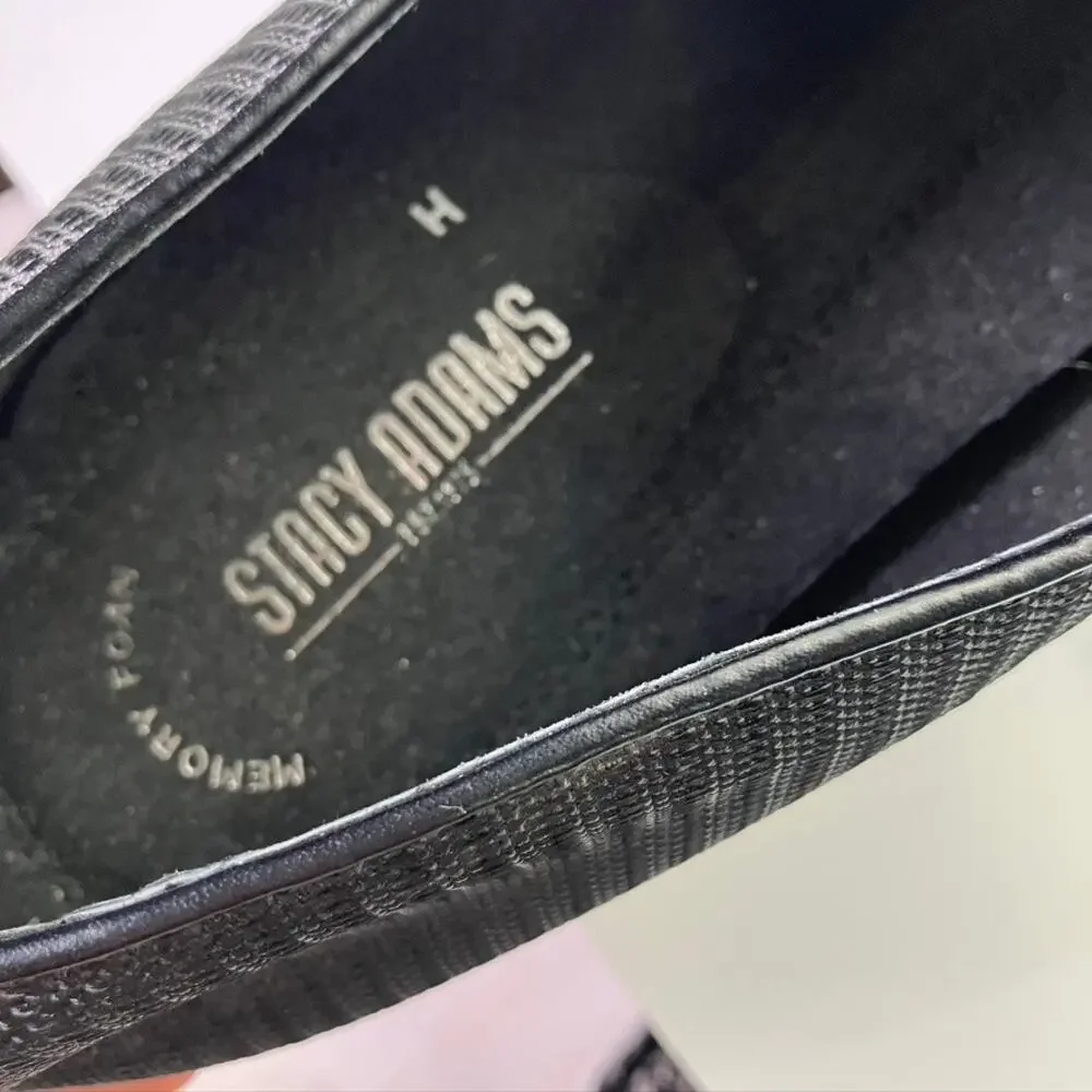 Stacy Adams Tazewell Slip On‎ Loafers Dress Shoes 25343 Black Size 13M Slip On